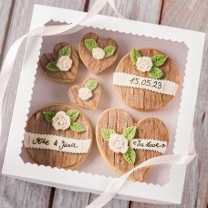 Kekse - Hochzeitsgeschenk-Box