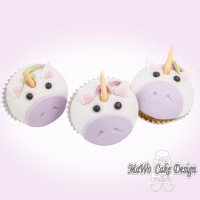 8 Einhorn Cupcakes