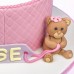 Teddybär-Torte (rosa)